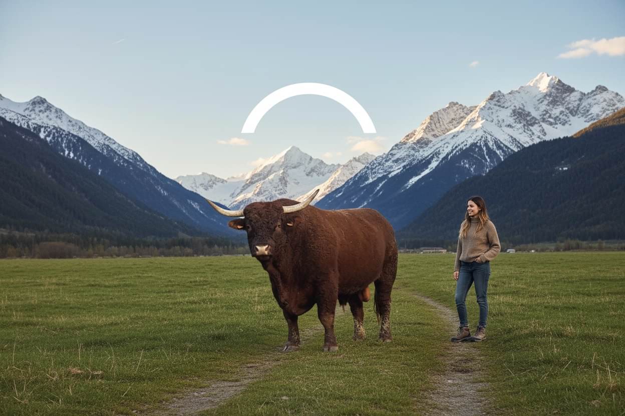 Vaches laitières au pâturage sur les hauts plateaux du Massif central